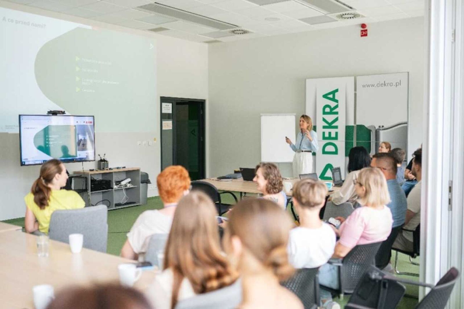 DEKRA employees during the round table event