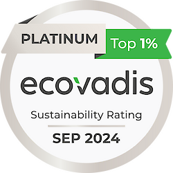 The ecovadis platinum seal